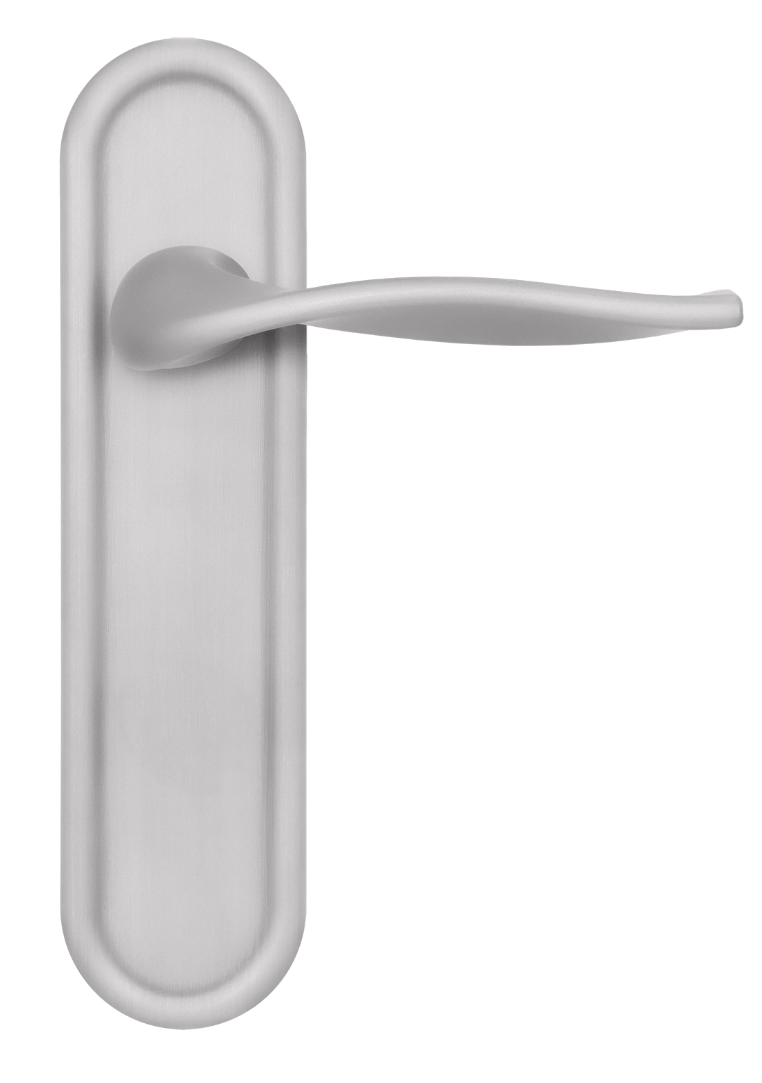 Ручка дверная SKYSCRAPER PLR SSW на планке, цвет Стокгольмский снегопад/Stockholm Snowfall фото купить в Омске