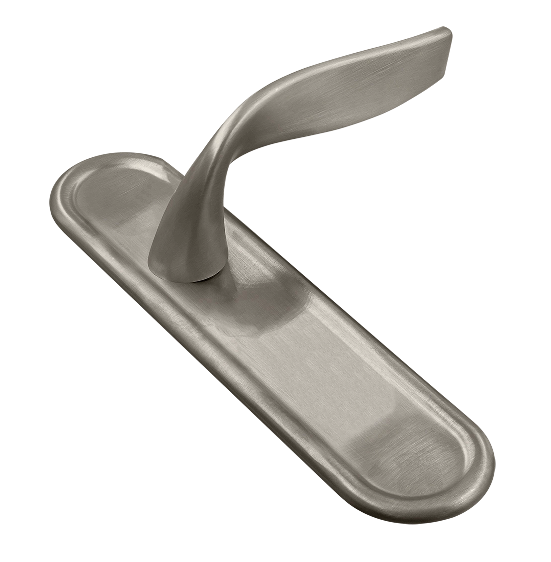 Ручка дверная SKYSCRAPER PLR SMI на планке, цвет Весенняя дымка/Spring Mist фото купить Омск