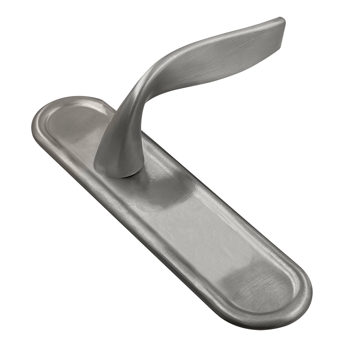 Ручка дверная SKYSCRAPER PLR WF на планке, цвет Зимняя стужа/Winter Frost фото купить Омск