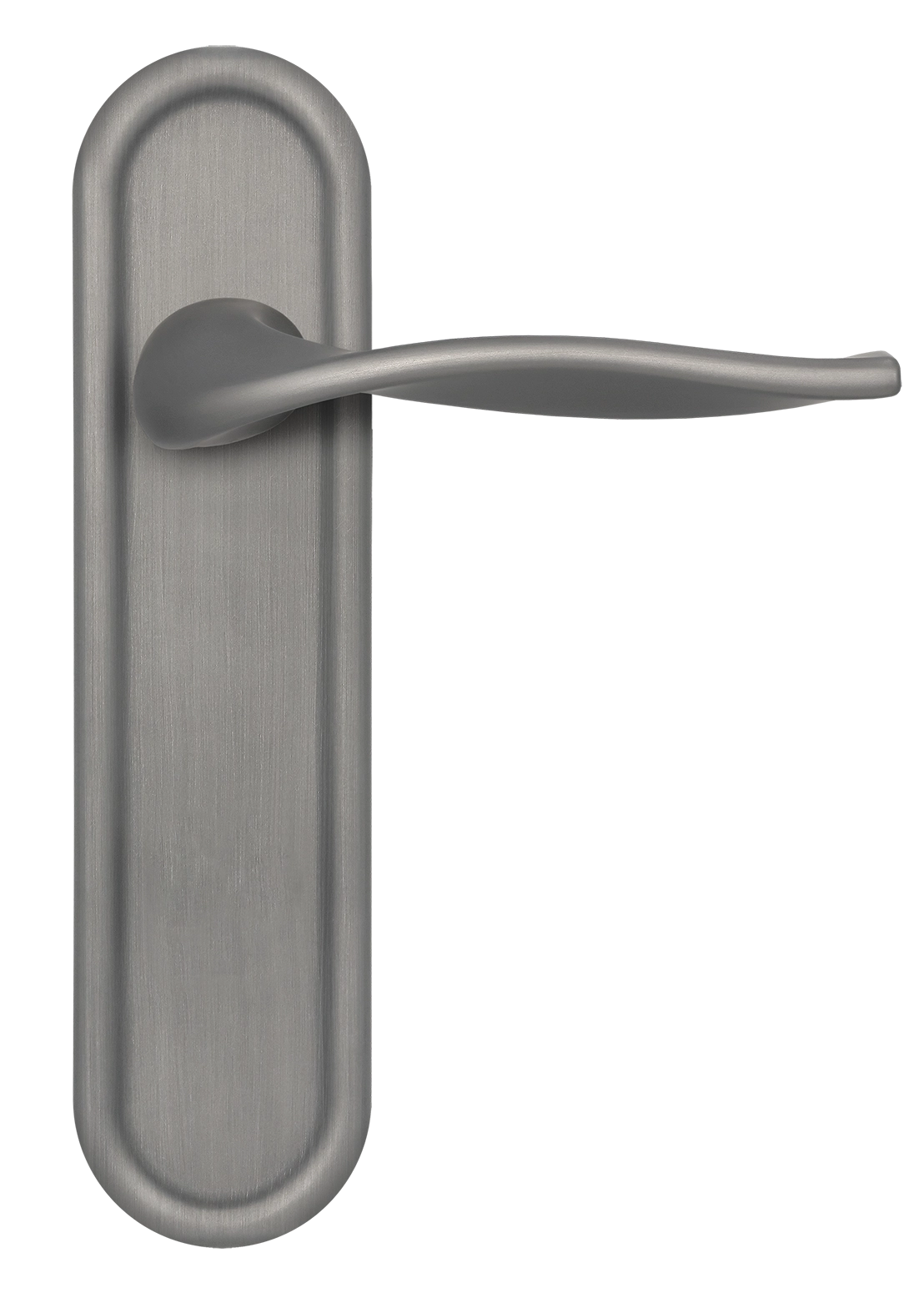 Ручка дверная SKYSCRAPER PLR WF на планке, цвет Зимняя стужа/Winter Frost фото купить в Омске