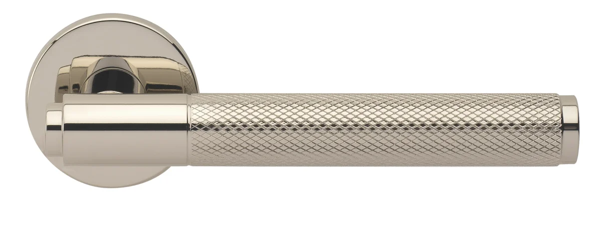 BRIDGE R6 NIS, ручка дверная с усиленной розеткой, цвет -  матовый никель фото купить Омск