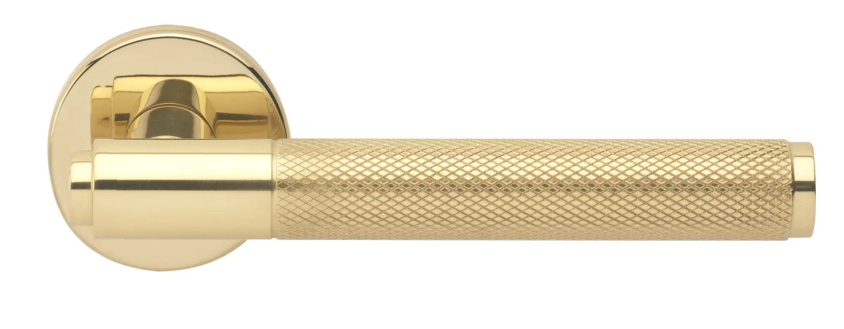 BRIDGE R6 OTL, ручка дверная с усиленной розеткой, цвет -  золото фото купить Омск