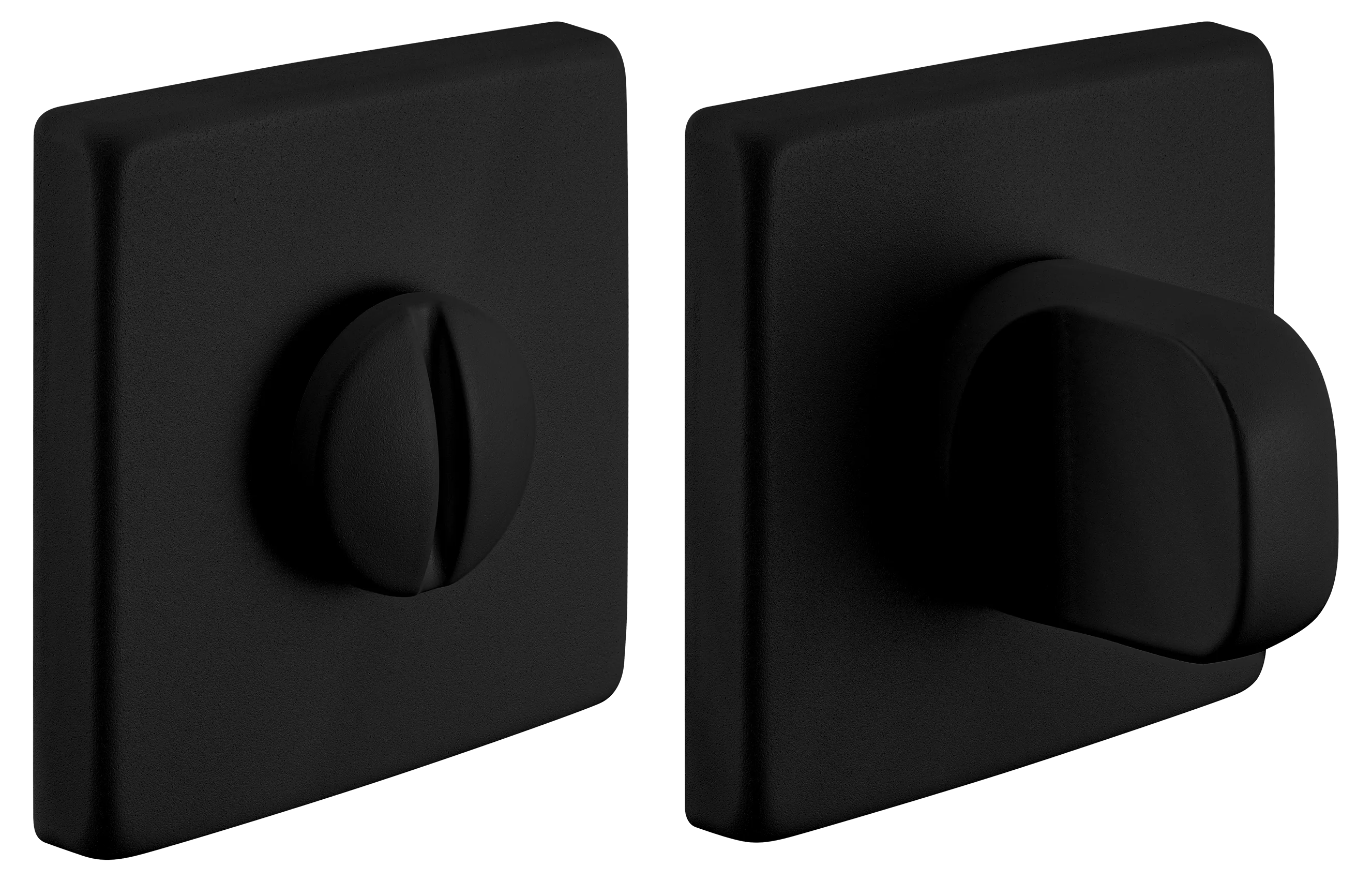 LUX-WC-S5 NERO, завертка дверная, цвет - черный фото купить Омск