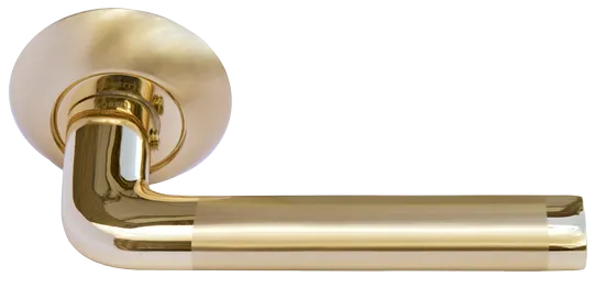 КОЛОННА, ручка дверная MH-03 SG/GP, цвет - мат.золото/золото фото купить Омск