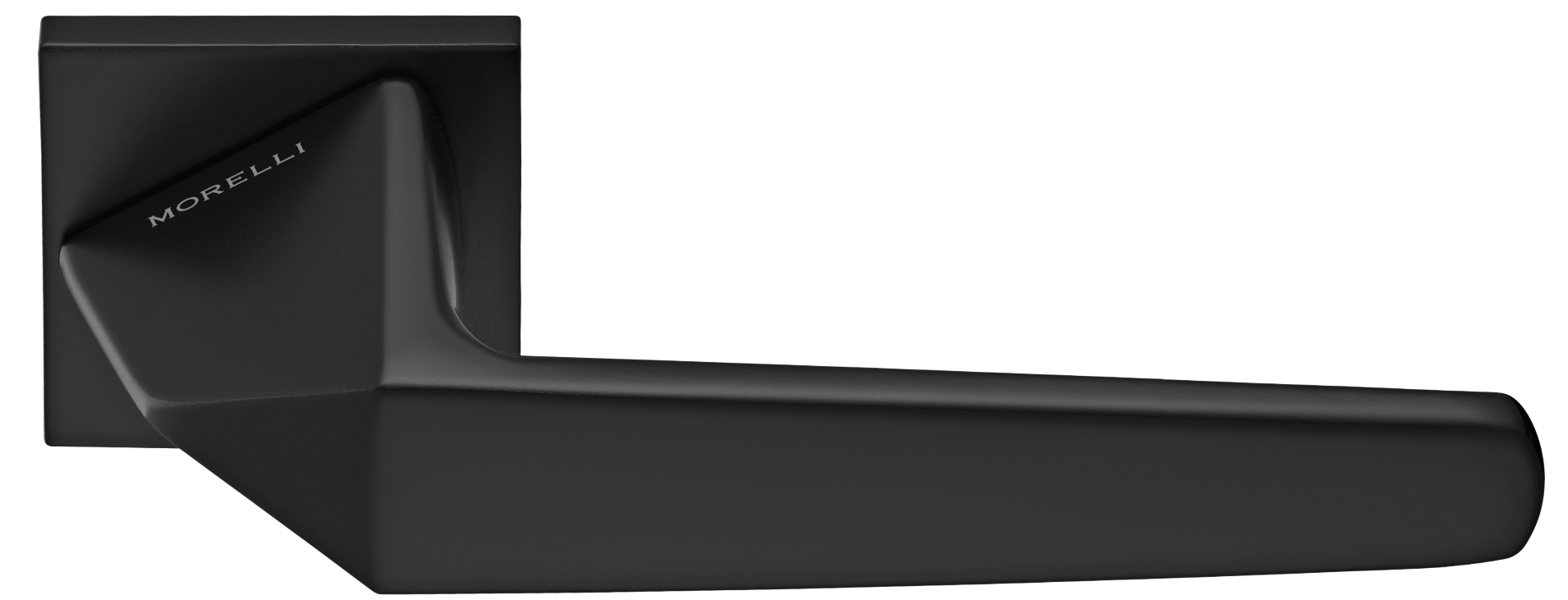 SOUK ручка дверная на квадратной розетке 6 мм, MH-55-S6 BL, цвет - черный фото купить Омск