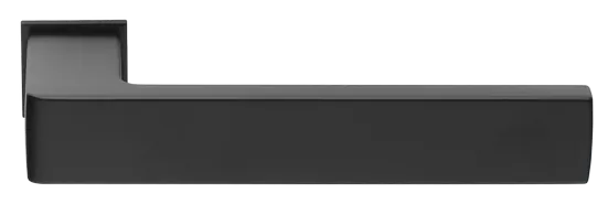 Ручка дверная HORIZONT-SM NERO раздельная без розетки, цвет черный, ЦАМ фото купить Омск
