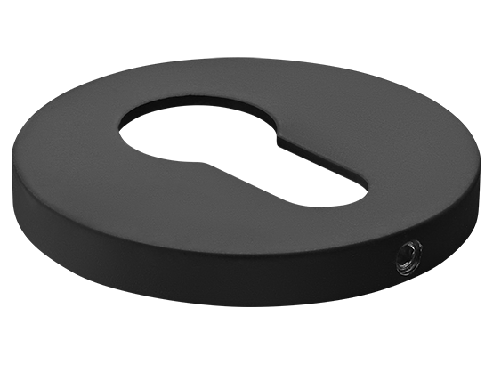 Накладка на ключевой цилиндр, на круглой розетке 6 мм, MH-KH-R6 BL, цвет - чёрный фото купить Омск