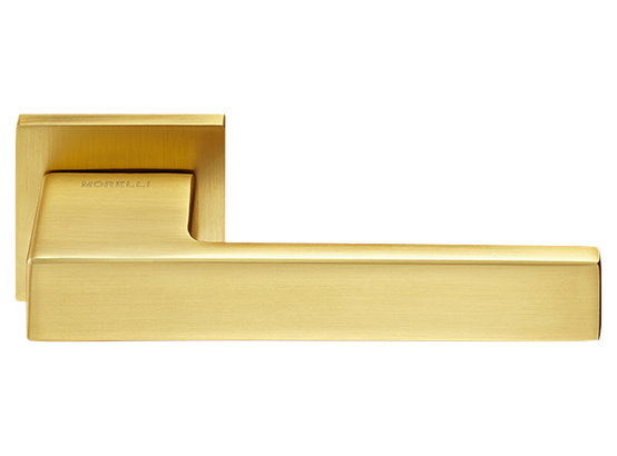 LOT ручка дверная на квадратной розетке 6 мм MH-56-S6 MSG, цвет - мат.сатинированное золото фото купить Омск